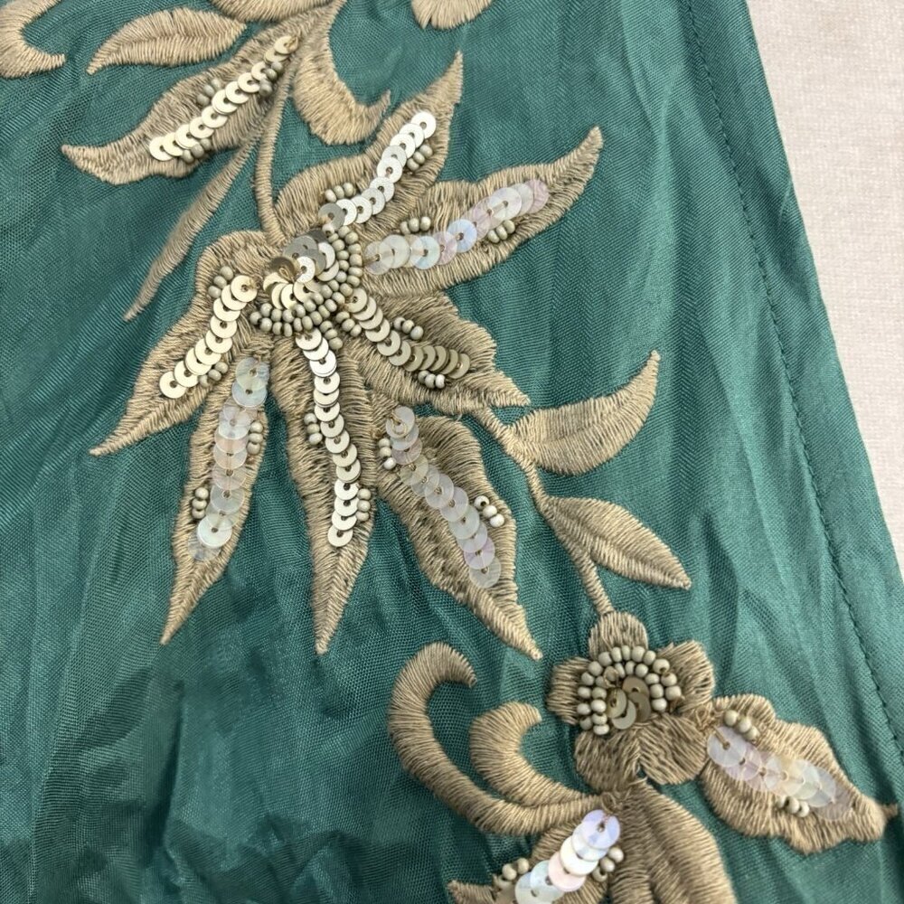 Soft Surroundings Embroidered Beaded Kimono Top Open Women Small/medium - Picture 7 of 14